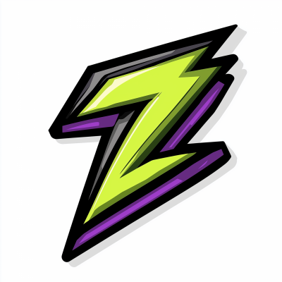 Playful Lightning Bolt Icon