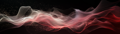 Red and White Particle Flow