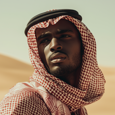 Traditional Attire in the Desert