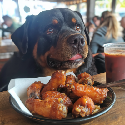 Rottweiler Dining