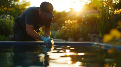 Pool Cleaner Testing pH Levels