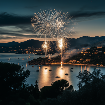 Fireworks Display in Corsica