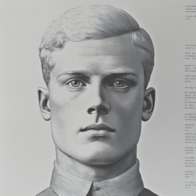 Detailed Portrait of a Nordic Man