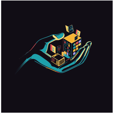 Hand with Schools Logo