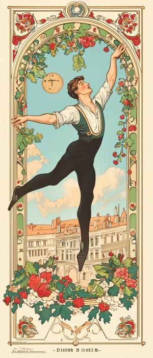 Art Nouveau Ballet Dancer