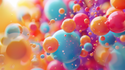 Colorful Geometric Swarm