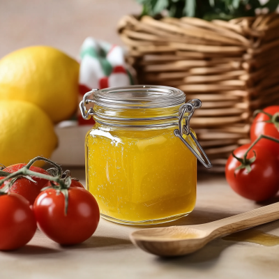 Lemon Jam and Fresh Ingredients