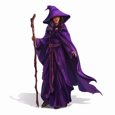 Medieval Female Wizard