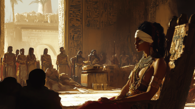 Egyptian Queen Throne