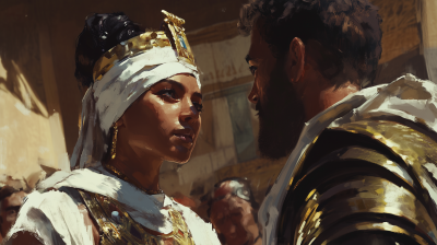 Queen and Emperor Meeting