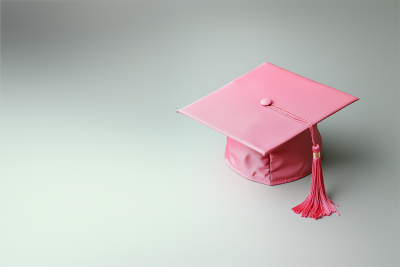 Pink Graduation Cap