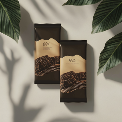 Chocolate Package Mockup