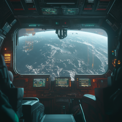 Spaceship Cockpit Ready