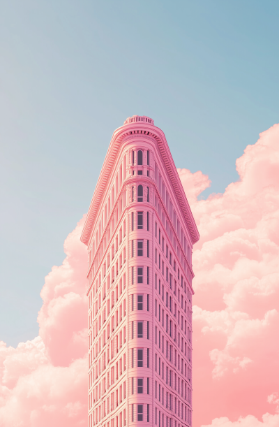 Flat Iron Building Illustration