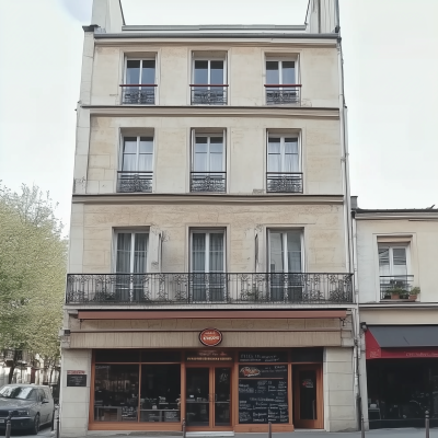 Parisian Building Facade