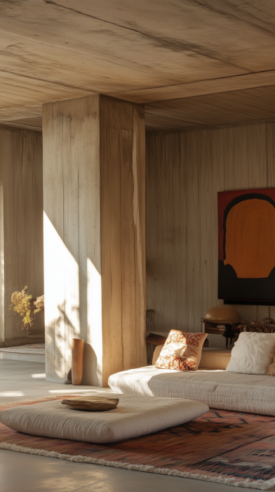 Luis Barragan Inspired Living Room