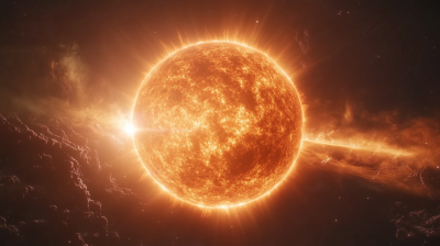 Realistic Sun with Flare