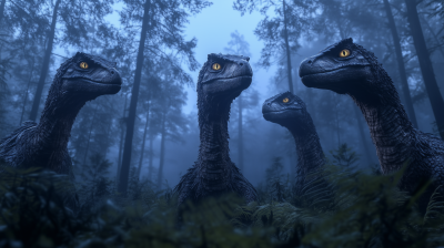 Velociraptors in the Night