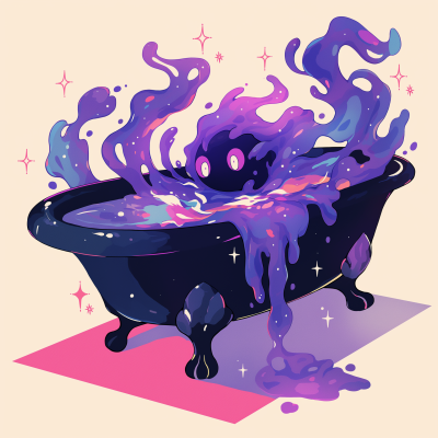 Psychic Pokémon Bathtub