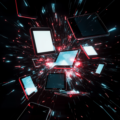 Floating Screens Montage