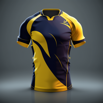 Yellow and Navy Jersey