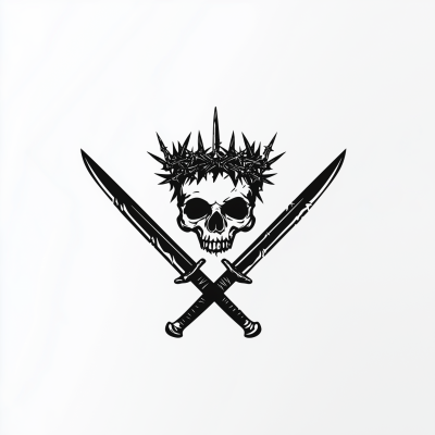 Minimalist Skull Logo
