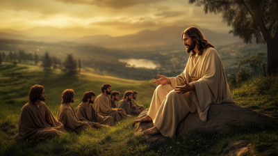 Jesus with Disciples