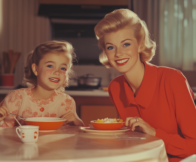 Retro Breakfast Moment