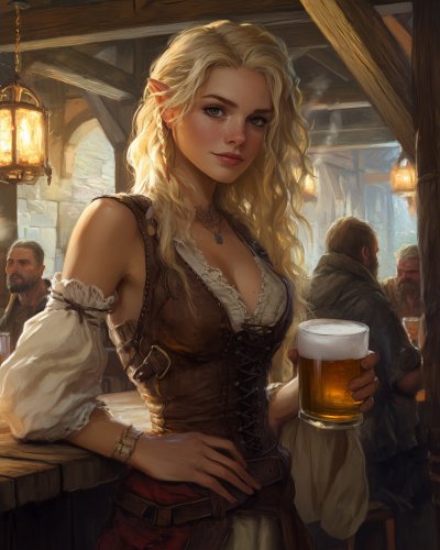 Rustic Tavern Scene
