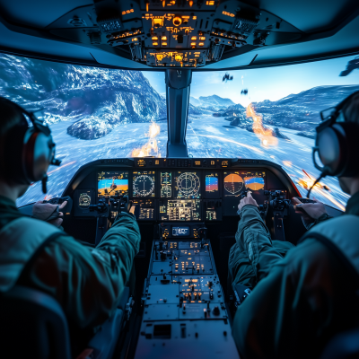 Pilots in Flight Simulator