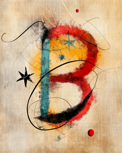 Surrealist Letter B