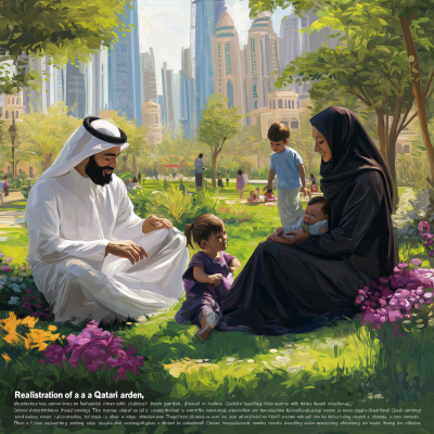 Tranquil Moments in Qatar