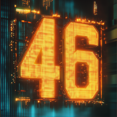 Futuristic Number Design