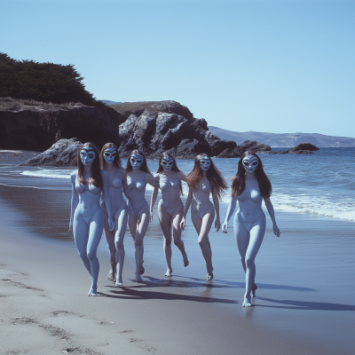 Girls on the Beach