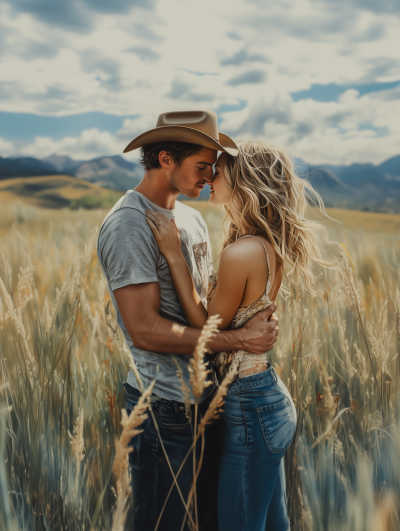 Modern Couple in Nature