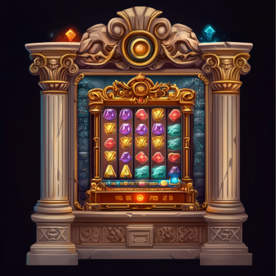 Slot Machine Game UI Frame