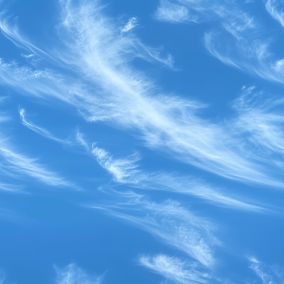 Whispy Cloud in Blue Sky