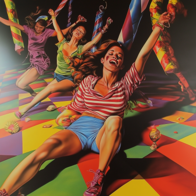 Twister Party Poster