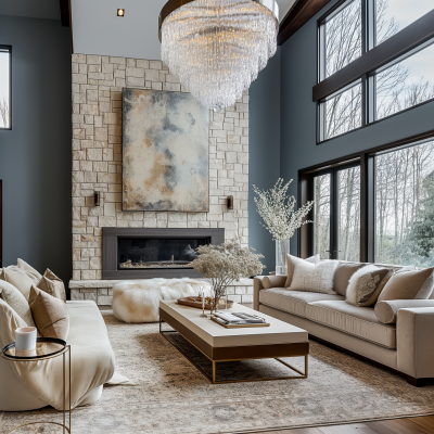 Luxury Modern Organic Living Room