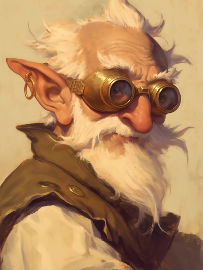 Portrait of a D&D Rock Gnome