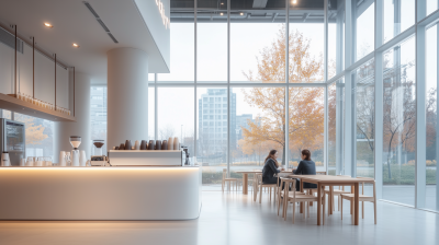 Modern Minimalist Cafe
