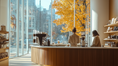 Modern Minimalist Coffee Shop