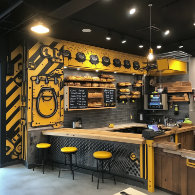 Construction Themed Sandwich Shop