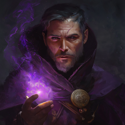 Baldur’s Gate Mage Portrait