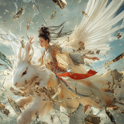 Flying Rabbit in Tang Dynasty