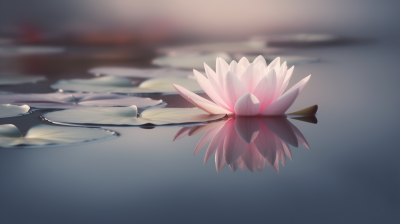 Serene Lotus Bloom
