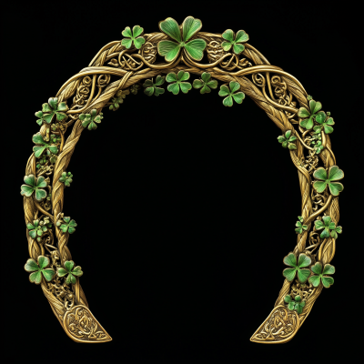 Celtic Arch with Clovers