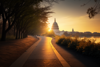 Winding Path to Sunrise