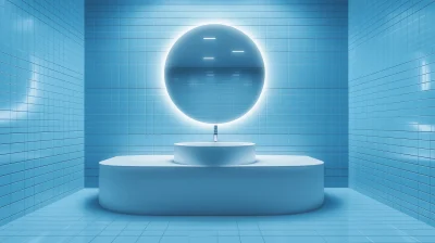 Commercial Bathroom Sink Background