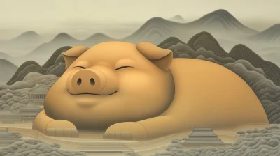 Happy Angry Pig Bodhisattva